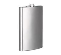 Petaca acero inoxidable cantimplora XXL frasco plateado 1,8 L petaca grande