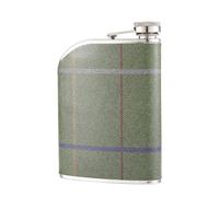 Petaca de 8 Oz/240 Ml, Petaca Fina de Acero Inoxidable 304 a Prueba de Fugas con Embudo Y Tapa Que Nunca Pierde, Portátil para Viajes de Camping y Bodas (Verde oscuro)