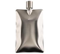 Petaca de acero inoxidable a prueba de fugas, botella plana de bolsillo, botella de licor de metal reutilizable, contenedor de alcohol compacto para viajes, camping, al aire libre