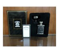 Petaca de Jack Daniel's Old No. 7 de cuero, whisky de Tennessee