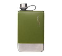 Petaca: diseño delgado a prueba de fugas, botella plana de acero inoxidable 304, contenedor portátil reutilizable | Soporte para bebidas de viaje para acampar, senderismo, salida de café al aire libre