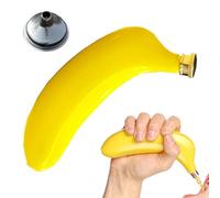 Petaca Para Vino Con Forma De Plátano - Botella De Bolsillo De Acero Inoxidable De 5 Oz | Contenedores De Bebidas Creativos Para Licores | Tapón De Rosca A Prueba De Fugas | Frasco De Viaje Portátil P