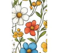 Petal Power: A Colorful Floral Notebook for Creative Minds: 110 Pages for Journaling, Planning & Dreaming with Blooming Designs