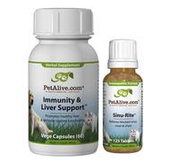 PetAlive ComboPack de Apoyo para inmunidad y hígado para el sinu-Rito