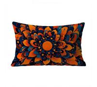 Pétalo Funda Cojin 70 x 50, Fundas Cojines 70x50cm Suave Cómodo Absorbente del Sudor y Transpirable, Funda Cojin Sofa Cama Flor para Personas Que Sudan con Facilidad Home Decoration BZTL-1601
