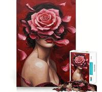 Pétalos de Pasión - Rompecabezas de 1000 Piezas para Adolescentes Juguete Mental Momentos de Paz Corte Premium Regalo artístico (38x52cm)