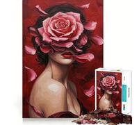Pétalos de Pasión - Rompecabezas de 1000 Piezas para Adultos Fortalece la Memoria Momentos cálidos Bordes limpios (50x75cm)