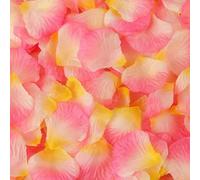 Pétalos de rosa artificiales de seda para decoración de pasillo de boda, fiesta, mesa, ceremonia, flores, decoración, 1000 unidades, decoración de pasillo de boda