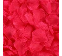 Pétalos de rosa artificiales de seda para decoración de pasillo de boda, fiesta, mesa, ceremonia, flores, decoración, 1000 unidades, decoración de pasillo de boda