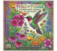 Petals and Plumage A Hummingbirds Journey through Colour: Benefit-Driven & Comprehensive Stress Relieving Nature Patterns with Beautiful Hummingbirds and Flower Gardens for Women, Adults, and Teens