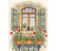 Petals & Blooms: A Relaxing Floral Coloring Book Featuring Garden Flowers, Charming Arrangements, Decorative Vases, and Blooming Beauty