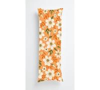Petals Oranges Body Pillow Case Cover 70x90cm, Long Backrest Cushion Pillow Protector with Zipper, Decorative Bedding Pillowcase, Soft Body Pillow Cover for Couch Bedroom Minimalist