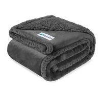 PetAmi Manta Impermeable para Perros y Mascotas, Perros medianos, Cachorros, Gatos, Manta de Forro Polar Suave para Mascotas, Manta para sofá, Funda Gruesa y cálida para Cama para Mascotas, Protege