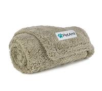 PetAmi Manta Impermeable y esponjosa para Perros pequeños y medianos, Manta de Sherpa Suave y cálida a Prueba de orina para Mascotas, Funda de sofá Reversible para Gatos y Cachorros, Protector de