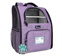 PetAmi Mochila transportadora para Perros para Gatos pequeños y Grandes, Mascotas, Cachorros, Mochila ventilada para Senderismo, Bolsa de Viaje, Mochila para Gatos aprobada por aerolíneas, Soporte