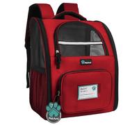 PetAmi Mochila transportadora para perros pequeños y grandes, mascotas, cachorros, mochila de senderismo ventilada para mascotas, bolsa de viaje, mochila para gatos aprobada por aerolíneas, soporte de