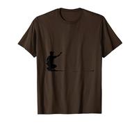 Petanca Camiseta, Hombre, Marrón, L