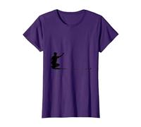 Petanca Camiseta, Mujer, Morado, S