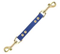 PetBonus Collar para perro, resistente a la intemperie, correa de seguridad para arnés de perro, conector de doble extremo resistente (azul)