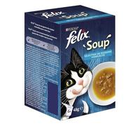 PETCARE Felix - Sopa de selección de pescado 288 g - (lote de 4)