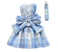 PETCARE Juego de correas para perros pequeños, gatos y niñas, lindos vestidos de princesa para primavera, verano, conejo, conejo, ropa de Chihuahua Yorkies