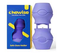 PetClan Chewise - Soporte para Palos de Toro Mejorado, Seguro y Resistente, Dispositivo de Seguridad sin BPA para Evitar Asfixia, se Adapta a Varios tamaños de Perros y Palos de Toro