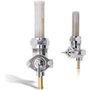 Petcock - Interruptor de válvula de combustible de 22 mm para Harley Davidson Sportster Big Twin Dyna Fatboy Electra Glide Heritage Softail Springer Sport Super Tour Glide Low Rider, interruptor de