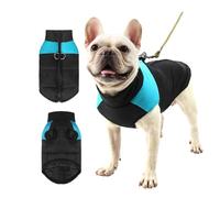 PETCUTE Abrigo de Invierno para Perros,Ropa de Invierno Cálida para Cachorros,Chaqueta Impermeable para Perros con Anilla en D Resistente,Cremallera,Ropa para Mascotas para Climas Fríos,5XL