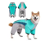 PETCUTE Abrigo Impermeable para Perros de Patas,Ajustable, Chaquetas de Invierno para Perros con Arnés, Reflectante,Ropa Cálida para Cachorros con Forro Polar Suave,Camping, Senderismo,3XL