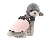 PETCUTE Abrigo Invierno Perro A Prueba de Agua, Abrigo para Perros Resistente al Viento, Chaqueta para Perro con Anilla en D Duradera,para Perros pequeñas, Medianas y Grandes,S
