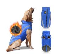PETCUTE Abrigo para Perros Impermeable Chaleco cálido para Perro Chaqueta para Perros medianos Grandes para Perros