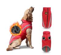 PETCUTE Abrigo para Perros Impermeable Chaleco cálido para Perro Chaqueta para Perros medianos Grandes para Perros