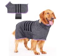 PETCUTE Albornoz para Perros,Albornoz de Microfibra para Perros Medianos y Grandes,Toalla de Baño para Perros,Secado Rápido, Superabsorbente,para Mascotas Perros y Gatos,Lavable a Máquina