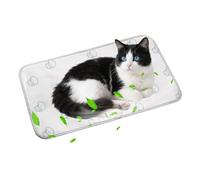 PETCUTE Alfombrilla de Refrigeración para Perros,Alfombrilla Refrescante para Mascotas,Lavable y Duradero,Manta Refrescante para Gatos,Colchoneta para Perros Verano,Disponible a Doble Cara XS