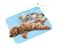 PETCUTE Alfombrilla Refrescante para Perros y Gatos,Colchon para Mascotas para Verano,Plegable,Antideslizante,Colchonetas Refrescante para Perros,para Casa, Viajes y Coche,M