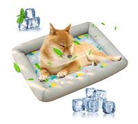 PETCUTE Almohadilla de Refrigeración para Mascotas,Lavable Camas para Perros con Fondo Antideslizante,Transpirable Esterilla de Refrigeración para Perros,Adecuado para el Verano