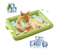 PETCUTE Almohadilla de Refrigeración para Mascotas,Lavable Camas para Perros con Fondo Antideslizante,Transpirable Esterilla de Refrigeración para Perros,Adecuado para el Verano