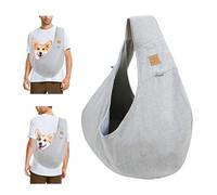 PETCUTE Bolsa de Transporte para Perro Pequeño de 6kg,Cómodo y Duradero Transportín para Perros con Cinturón De Seguridad,Bolso Bandolera para Perros con Bolsillo,Paseos al Aire Libre,Viajes,Compras