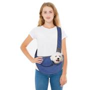 PETCUTE Bolsa de Transporte para Perros de 6 kg,Portátil, Ajustable Bolso de Hombro de Malla Transpirable para Gatos, Manos Libres,Transportín para Mascota Pequeño con Bolsillo,L