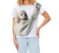 PETCUTE Bolso de Hombro para Mascotas,Manos Libres Bolso de Viaje para Perro,Plegable Bolsa Transporte para Perros con Cinturón Seguridad y Bolsillo,para Perro y Gato Paseos al Aire Libre Viajes