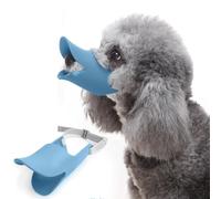 PETCUTE Bozal para Perro,Pato Suave Cubierta de Boca de Silicona,Bozal de Canasta para Perros con Correa Ajustable,para Perros Grandes, Medianos y Pequeños, lo Mejor para Evitar Ladrar, Lamer