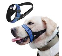 PETCUTE Bozal para Perros Pequeños y Medianos,Ajustable Bozal de Nylon para Perros,Bozal de Suave para Perros con Bandas Reflectantes,Previene Mordidas, Ladridos y Que Mastiquen