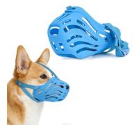 PETCUTE Bozal Perro,Ajustable,Bozales para Perros Grandes,Bozal de Silicona para Perro, los Perros Pueden Jadear y Beber, Evitando Morder, Masticar y Ladrar,#5