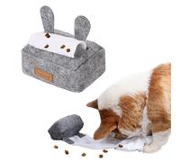 PETCUTE Caja de Pañuelos para Perros de Pascua,Juguete de Peluche Duradero para Perros,Juguete Interactivo para Perros,Alimentador Lento para Todas Las Razas,Entrenamiento Estimulante de Rompecabezas