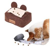 PETCUTE Caja de Pañuelos para Perros de Pascua,Juguete de Peluche Duradero para Perros,Juguete Interactivo para Perros,Alimentador Lento para Todas Las Razas,Entrenamiento Estimulante de Rompecabezas