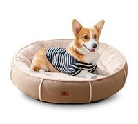 PETCUTE Cama para Gato,Cama para Perros Relajante y Lavable con Borde Elevado,Camas Gato Antiestres con Fondo Antideslizante,Camas para Mascotas Pequeños Medianos Perros y Gatos