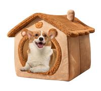 PETCUTE Cama para Gatos de Interior,Cama De Cueva De Gatos, Iglú De Gato De Peluche Cálido y Acogedor,Cama Lavable para Perros con Cojín Extraíble,Fondo Antideslizante,Camas para Perros Pequeños