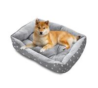 PETCUTE Cama para Mascotas,Cama Perros Cojín Perros,Ortopédica Cama para Perros de Espuma Viscoelástica con Funda extraíble,Sofá Cama Gato y Perros Lavable y Fondo Antideslizante