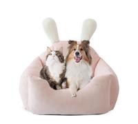 PETCUTE Cama para Mascotas Lavable,Ortopédica Cama para Perros, Sofá para Perros,Amovible Cojín para Mascotas para Perros Pequeños/Medianos/Grandes,Cesta para Perros con Diseño de Orejas de Conejo