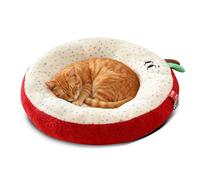 PETCUTE Cama para Perros, Camas Mullidas de Felpa para Mascotas, Cama Cueva para Gatos con Calefacción Automática, Nido Lavable para Gatos con Base Antideslizante,para Cachorros/Gatitos/Conejos,L